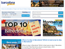 Tablet Screenshot of barcelonayellow.com